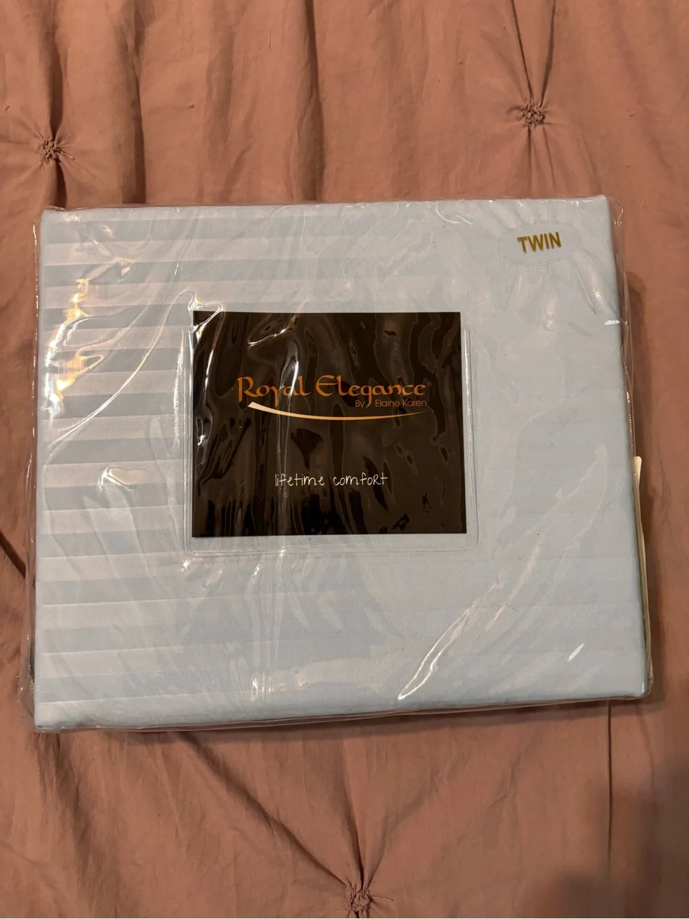 Twin Sheet Set in Light Blue